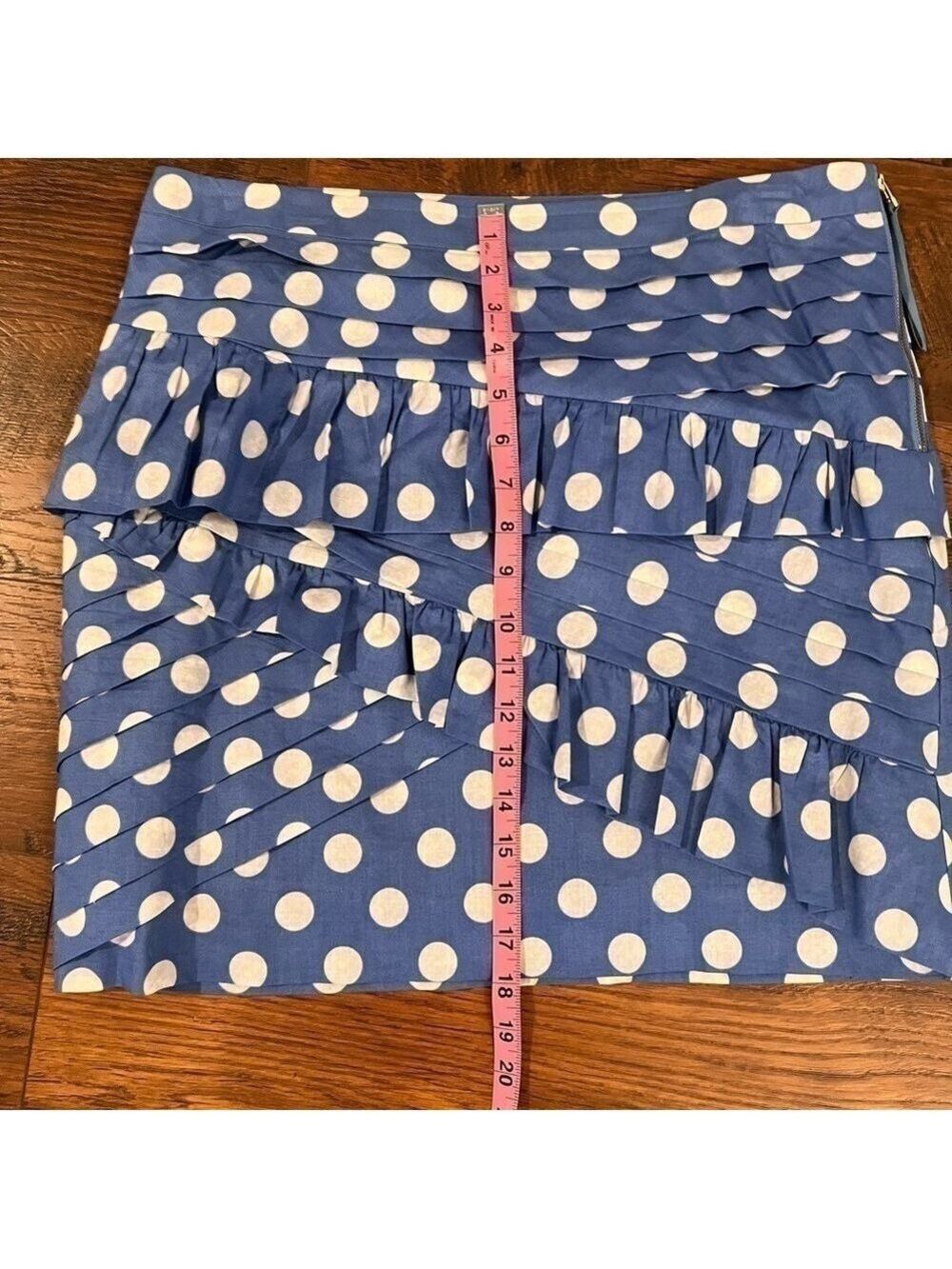 Anthropology Liefsdottir polka dot skirt. Size 10 - Picture 7 of 9